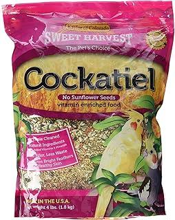 Sweet Harvest Cockatiel Bird Food (No Sunflower Seeds)
