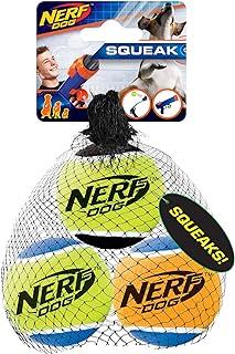 Nerf Dog Tennis Ball Toy with Interactive Squeaker