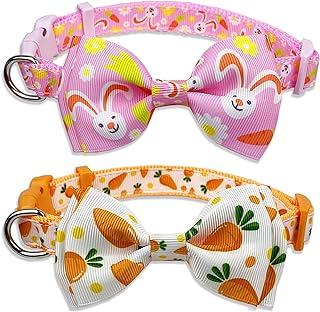 Easter Dog Collar with Bow Tie
