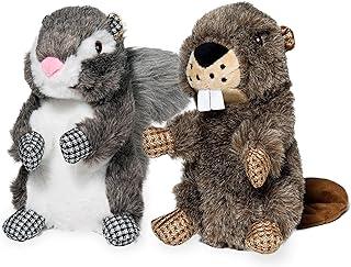 Tough Interactive Squeaky Plush Stuffed Animal Toys