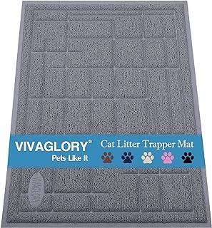 Vivaglory Cat Litter Mat Extra Large (35″23″) with Waterproof and Anti-Slip Back