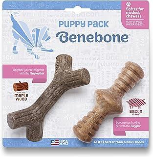 Benebone Puppy 2-Pack Maplestick/Zaggler Dog Chew Toys