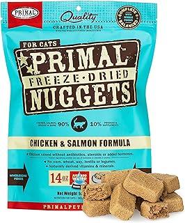 Primal Freeze Dried Cat Food Nuggets Chicken & Salmon Formula, Crafted in The USA