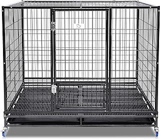 Open Top Stackable Heavy Duty Cage with Casters